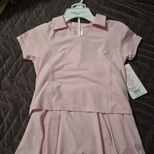 Pink Short Sleeve Dress